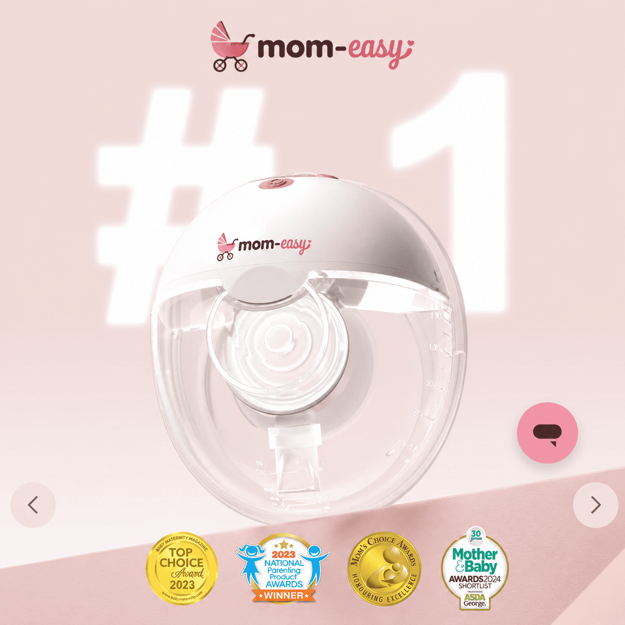 Mom-Easy™ Smart Wearable Breast Pump — 4 Modes & 36 Levels